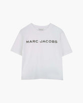 Marc Jacobs The Crystal Daisy Logo Tee White