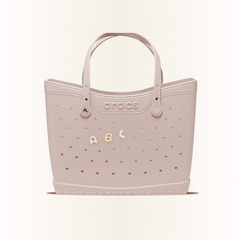 Crocs - Gold Bubble Letter A-Z Jibbitz™ charms