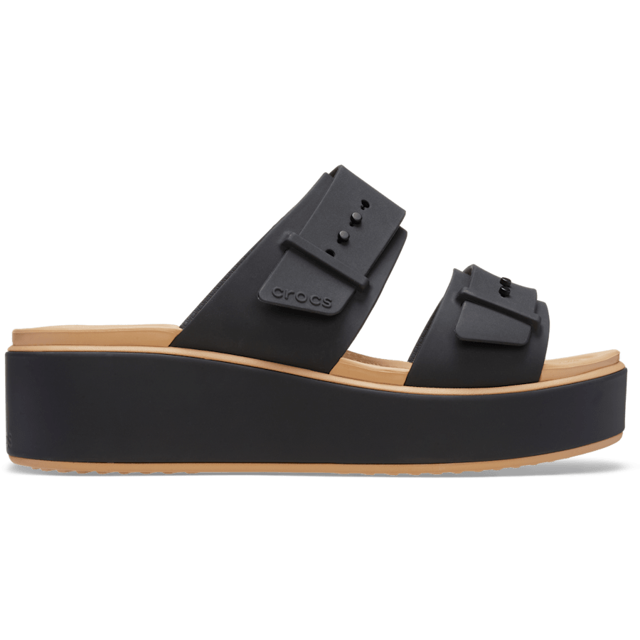 Crocs - Brooklyn Buckle Matte Wrap Low Wedge