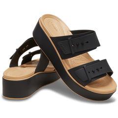 Crocs - Brooklyn Buckle Matte Wrap Low Wedge