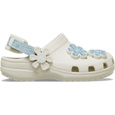 Crocs - Toddler Classic Denim Flower Adjustable Backstrap Clog