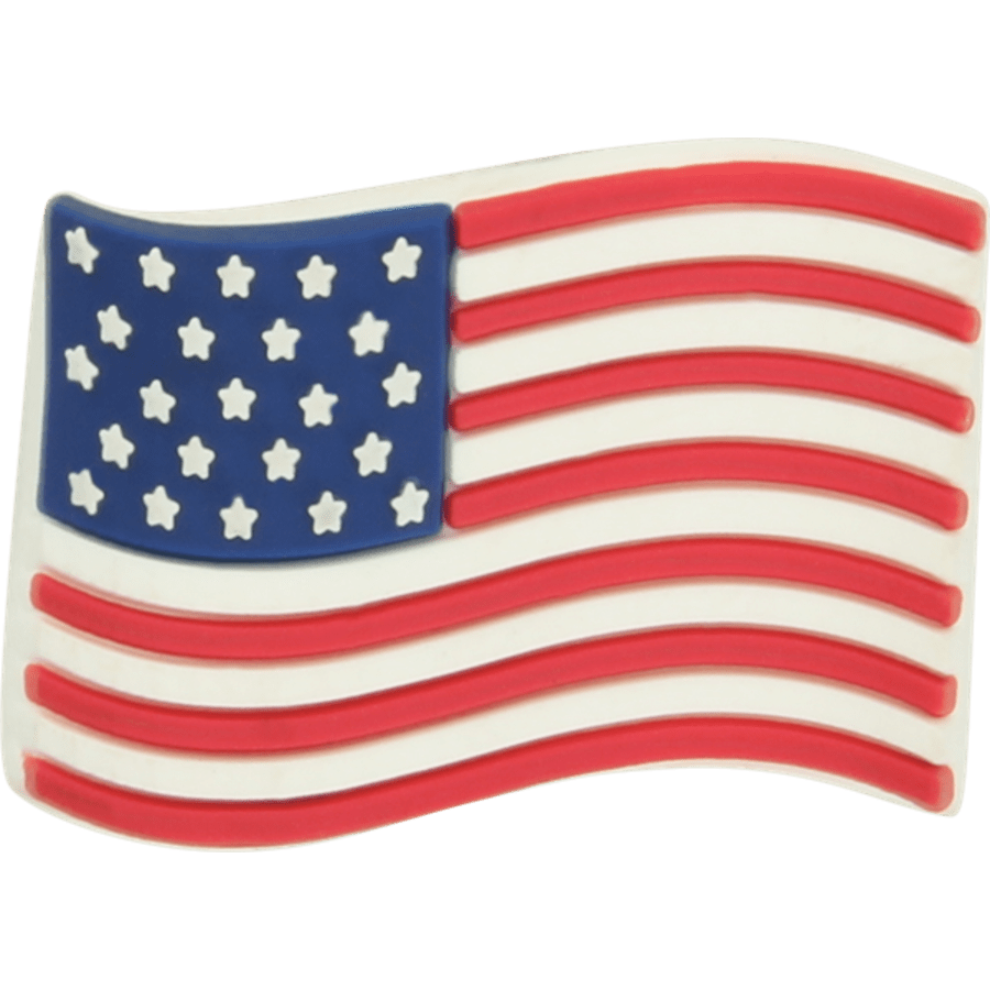Crocs - American Flag Jibbitz Shoe Charm
