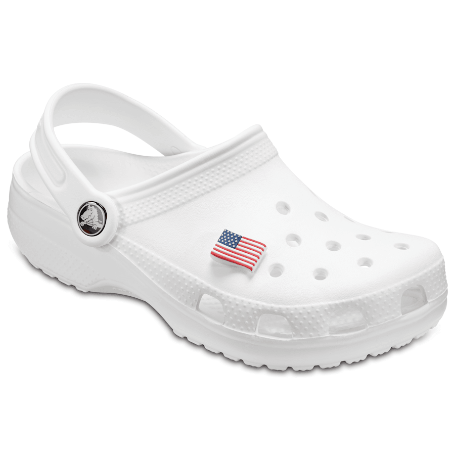 Crocs - American Flag Jibbitz Shoe Charm
