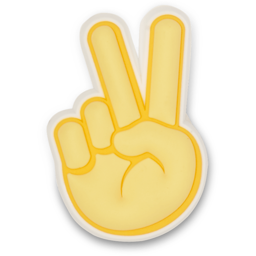 Crocs - Peace Hand Sign Jibbitz Shoe Charm