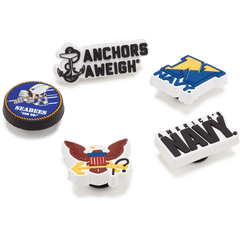 Crocs - Armed Forces US Navy 5Pck Jibbitz Shoe Charm