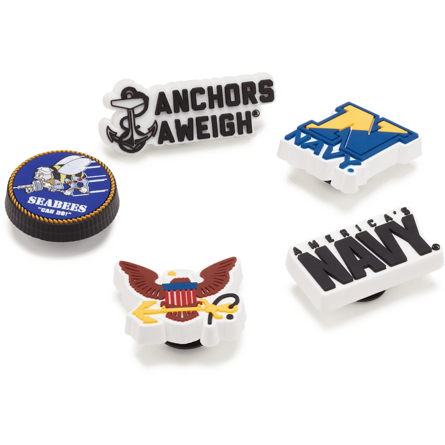 Crocs - Armed Forces US Navy 5Pck Jibbitz Shoe Charm