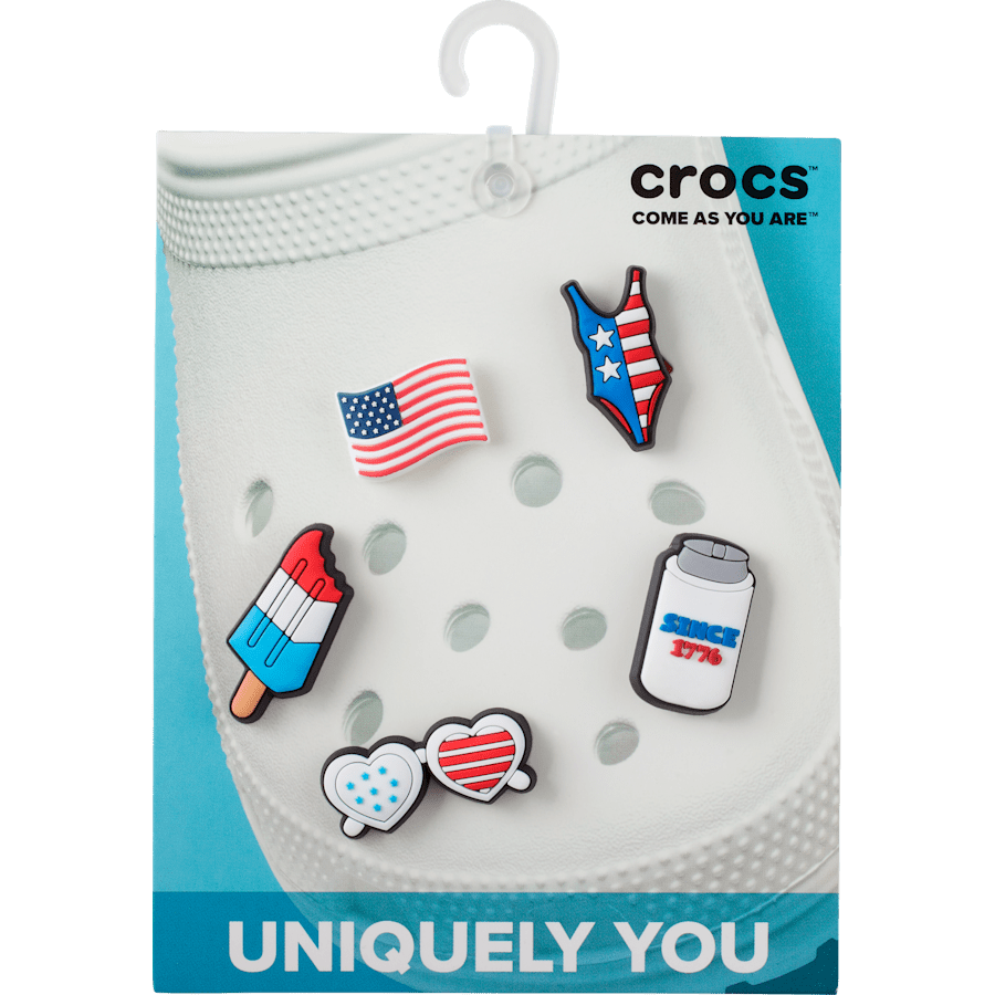 Crocs - USA 5 Pack Jibbitz Shoe Charm