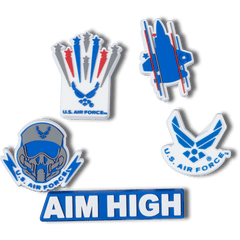 Crocs - Armed Forces US Air Force 5Pck Jibbitz Shoe Charm