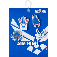 Crocs - Armed Forces US Air Force 5Pck Jibbitz Shoe Charm