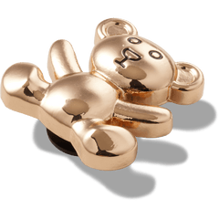 Crocs - Gold Teddy Bear Jibbitz Shoe Charm