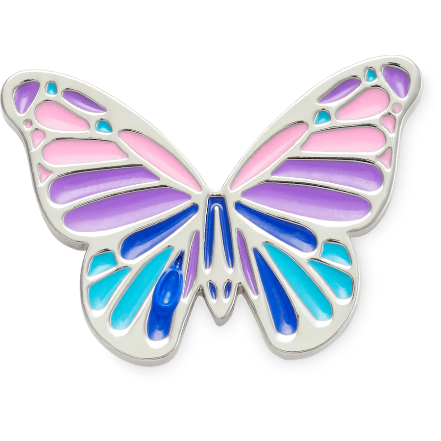 Crocs - Multi Purple Butterfly Jibbitz Shoe Charm