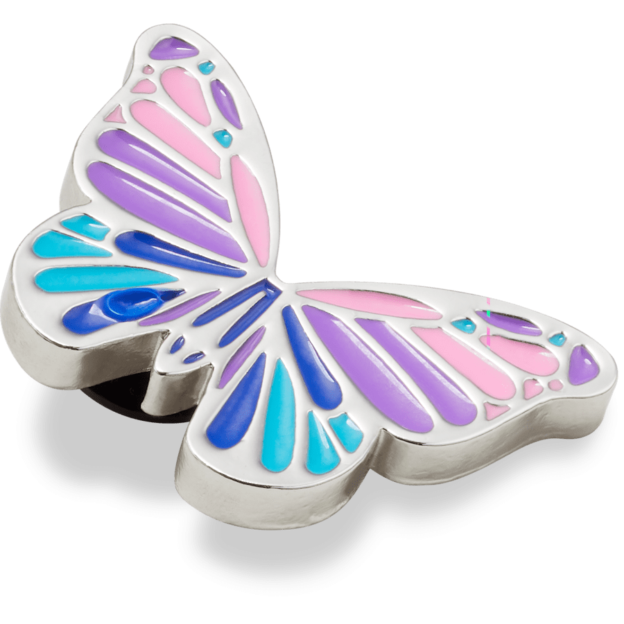 Crocs - Multi Purple Butterfly Jibbitz Shoe Charm