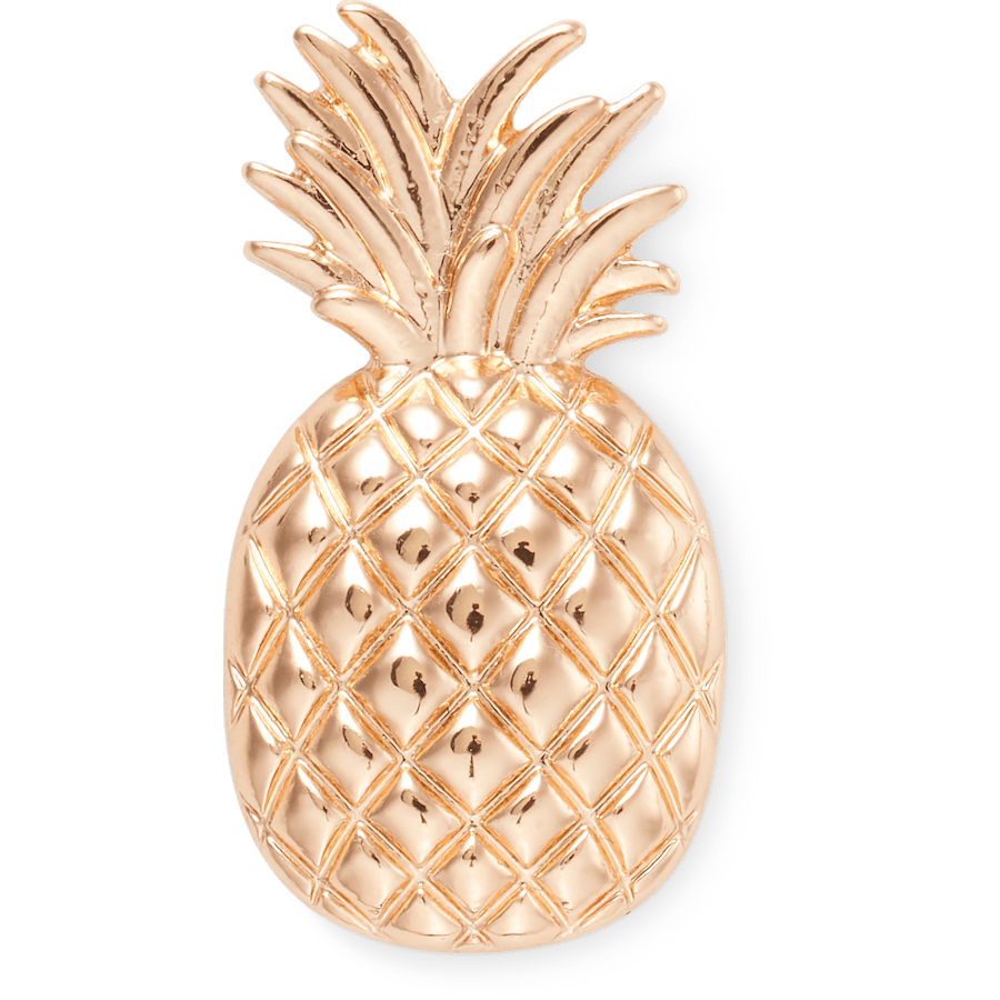 Crocs - Gold Pineapple Jibbitz Shoe Charm