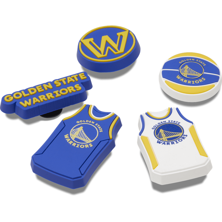 Crocs - NBA Golden State Warriors 5 Pack Jibbitz™ charms