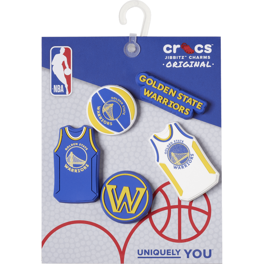 Crocs - NBA Golden State Warriors 5 Pack Jibbitz™ charms
