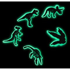 Crocs - Glow In The Dark Dino 5 Pack Jibbitz Shoe Charm