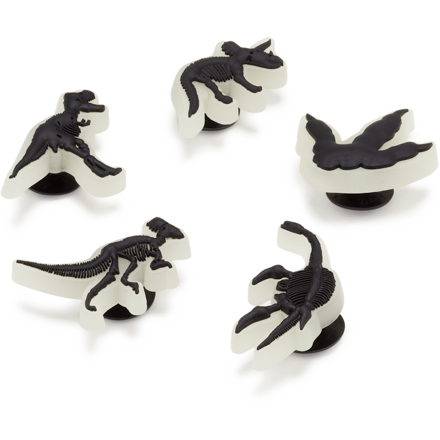 Crocs - Glow In The Dark Dino 5 Pack Jibbitz Shoe Charm