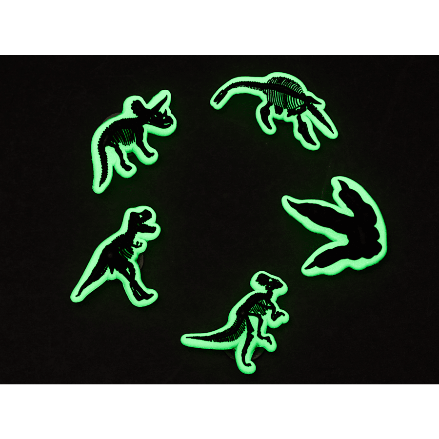 Crocs - Glow In The Dark Dino 5 Pack Jibbitz Shoe Charm