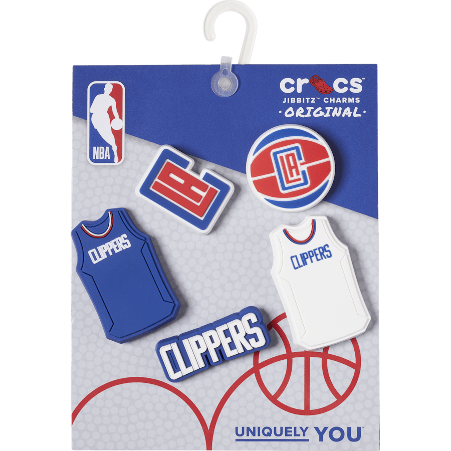 Crocs - NBA Los Angeles Clippers 5 Pack Jibbitz™ charms