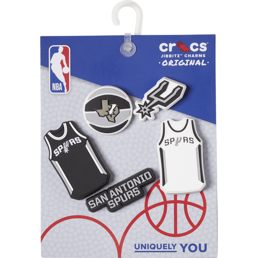 Crocs - NBA San Antonio Spurs 5 Pack Jibbitz™ charms