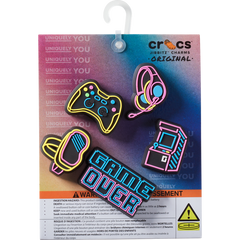 Crocs - Lights Up Neon Gamer 5 Pack Jibbitz™ charms