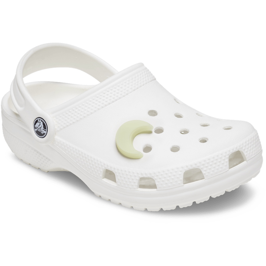 Crocs - Glow In The Dark Crescent Moon Jibbitz™ charms