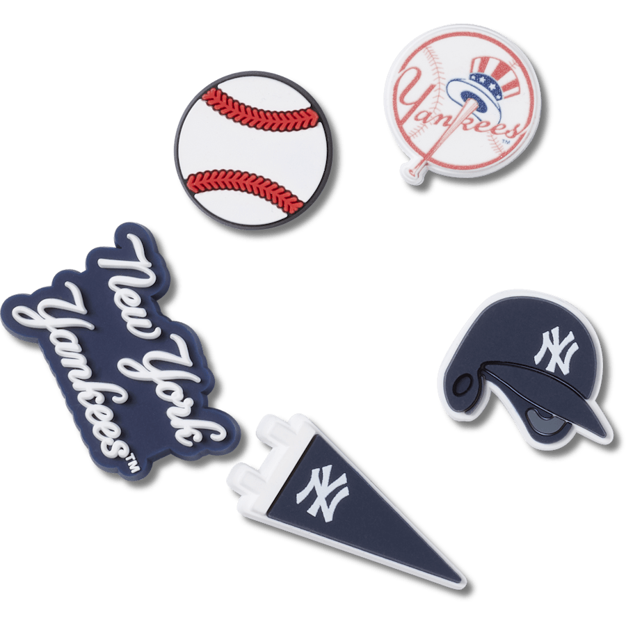 Crocs - MLB New York Yankees 5 Pack Jibbitz™ charms
