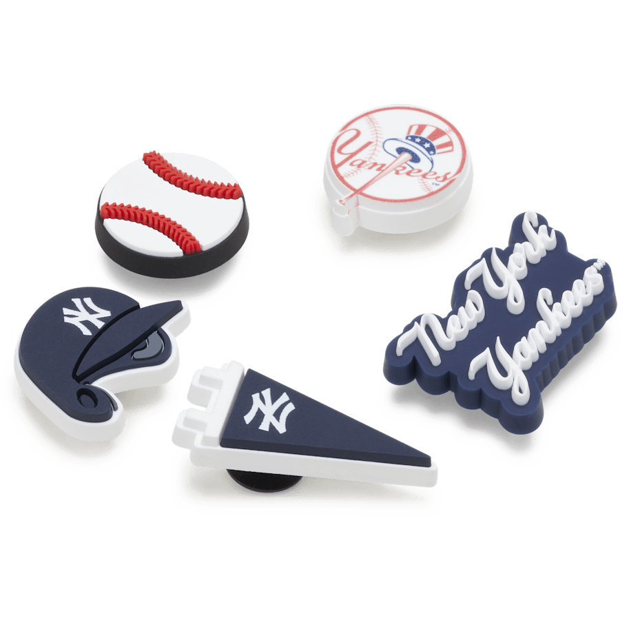 Crocs - MLB New York Yankees 5 Pack Jibbitz™ charms