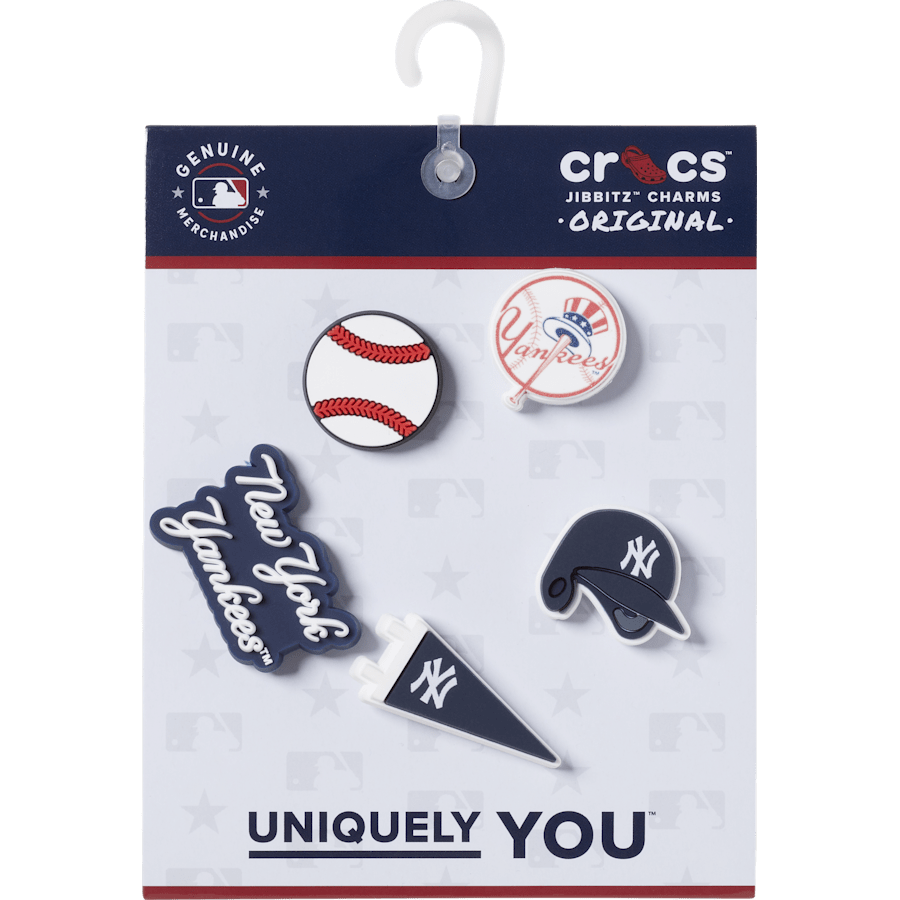 Crocs - MLB New York Yankees 5 Pack Jibbitz™ charms