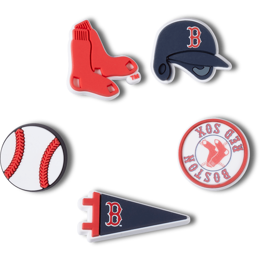 Crocs - MLB Boston Red Sox 5pck Jibbitz™ charms