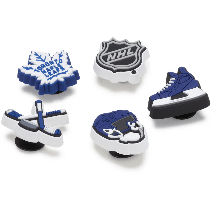 Crocs - NHL® Toronto Maple Leafs® 5 Pack Jibbitz™ charms