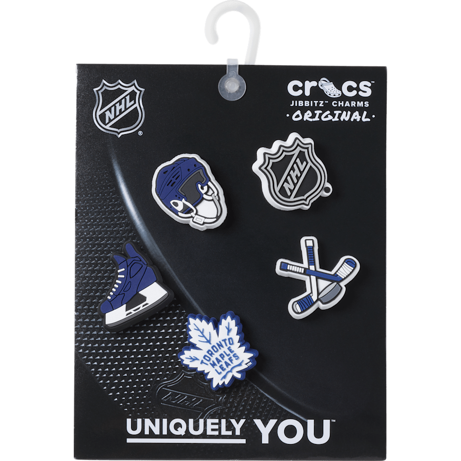 Crocs - NHL® Toronto Maple Leafs® 5 Pack Jibbitz™ charms