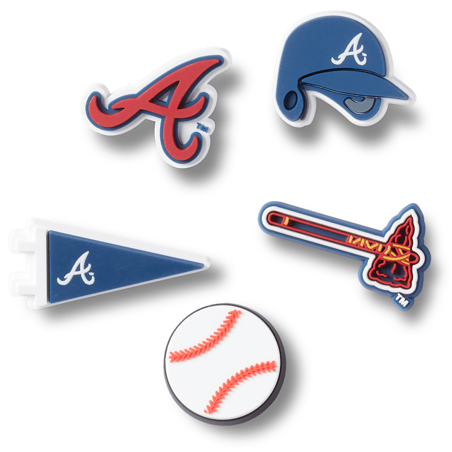 Crocs - MLB Atlanta Braves 5 Pack Jibbitz™ charms