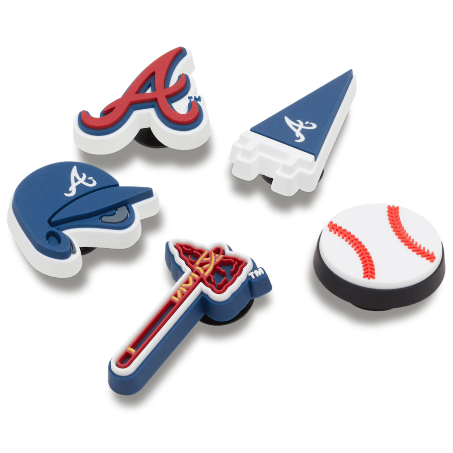 Crocs - MLB Atlanta Braves 5 Pack Jibbitz™ charms
