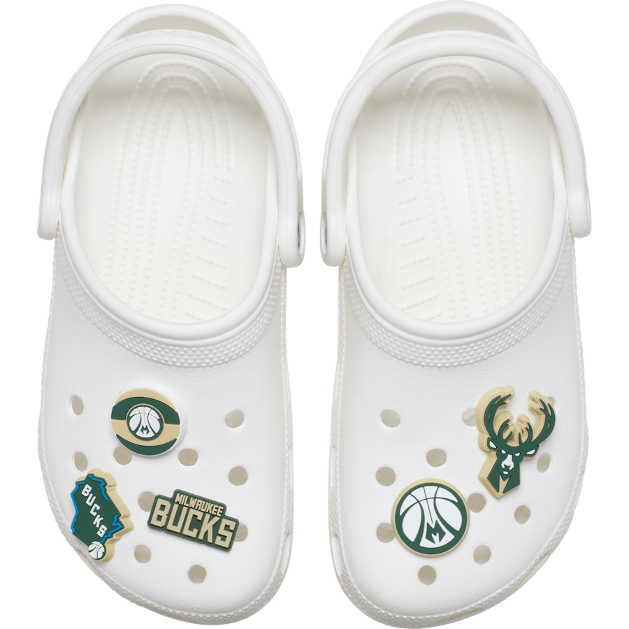 Crocs - NBA Milwaukee Bucks 5 Pack Jibbitz™ charms