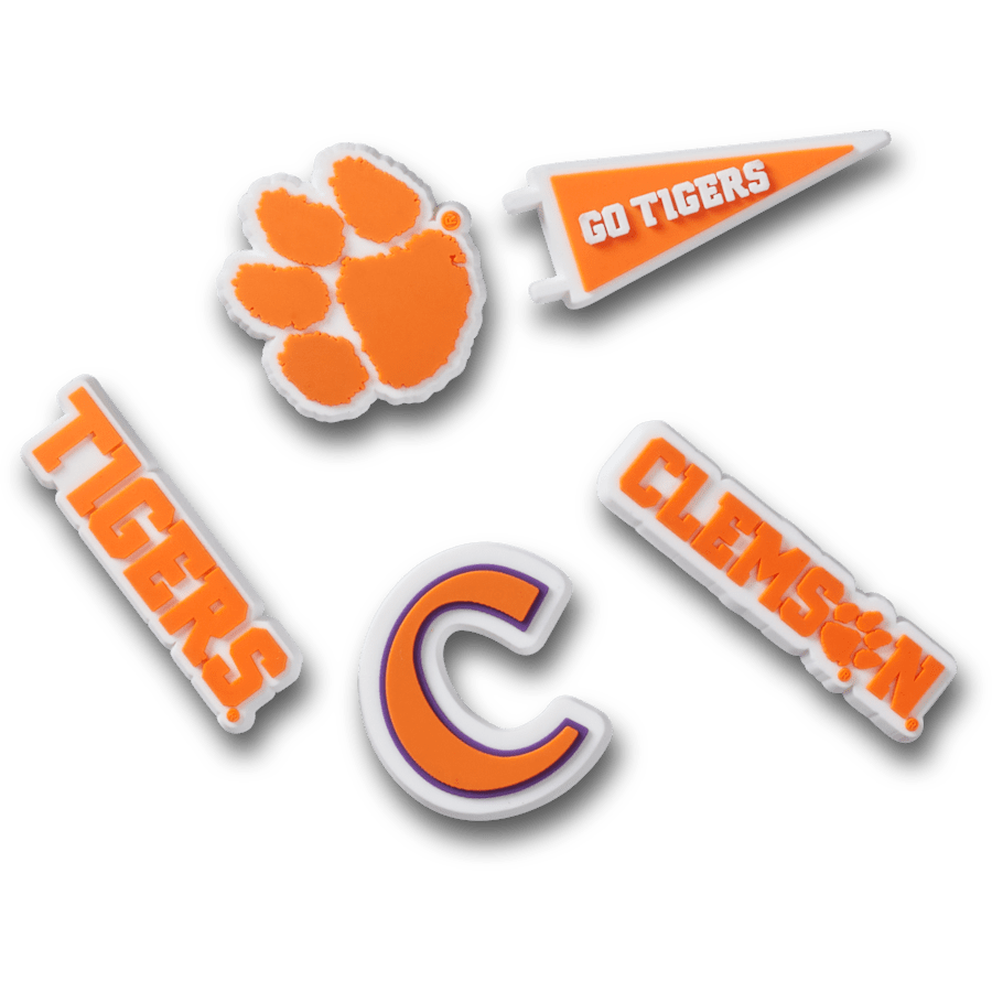 Crocs - Clemson Univ 5 Pack Jibbitz™ charms