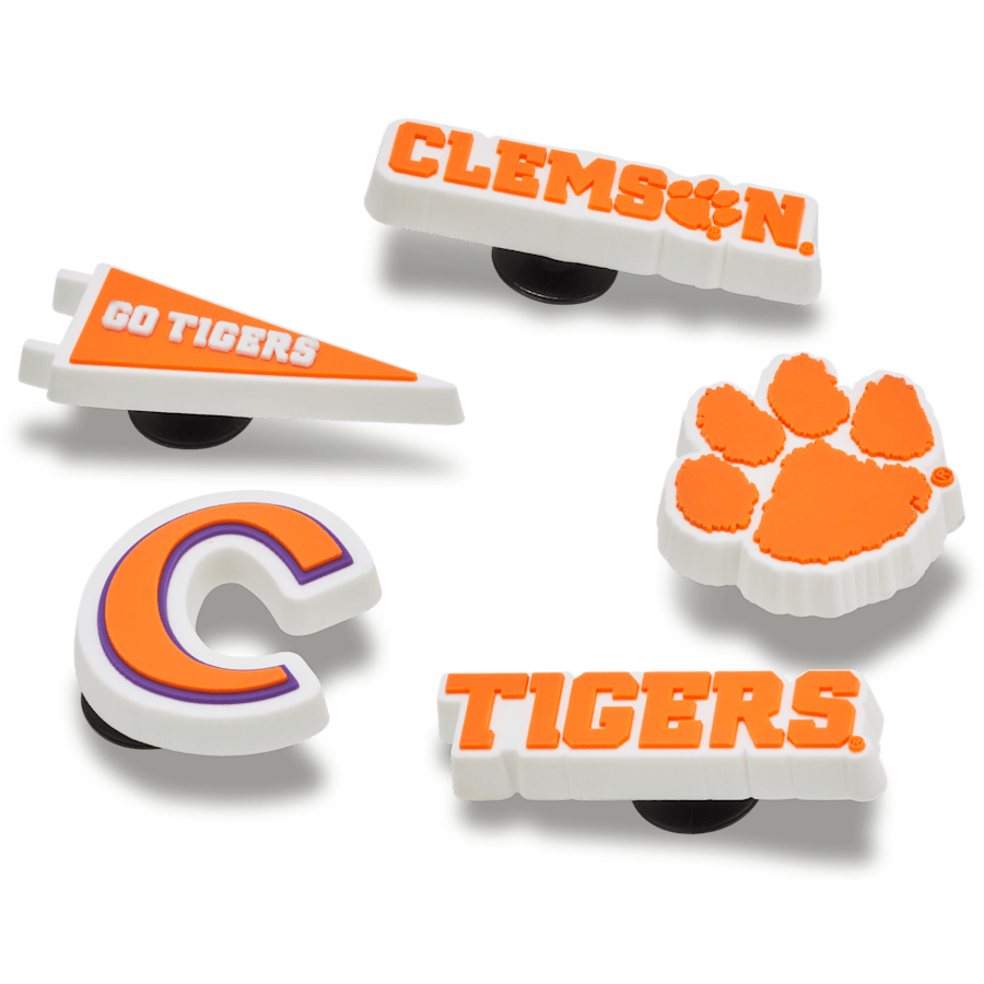 Crocs - Clemson Univ 5 Pack Jibbitz™ charms