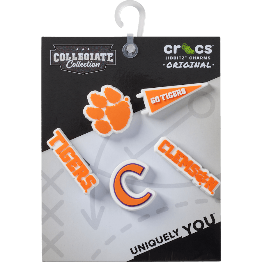 Crocs - Clemson Univ 5 Pack Jibbitz™ charms