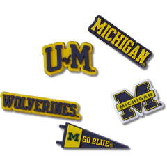Crocs - University of Michigan 5 Pack Jibbitz™ charms