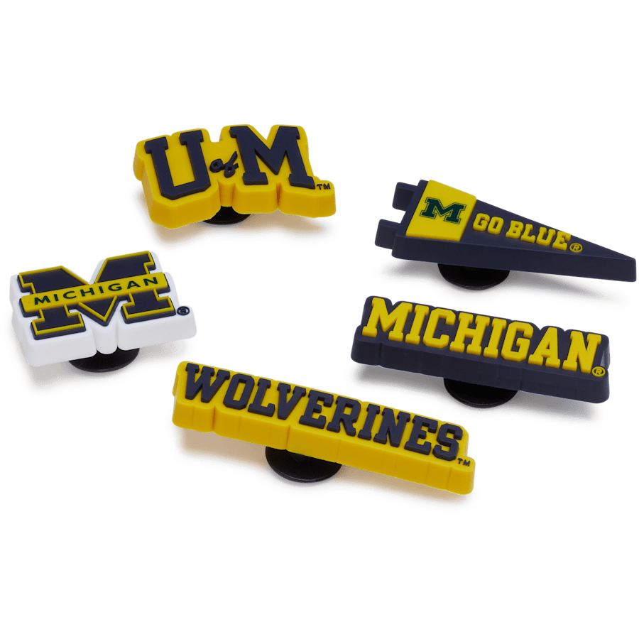 Crocs - University of Michigan 5 Pack Jibbitz™ charms
