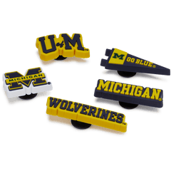 Crocs - University of Michigan 5 Pack Jibbitz™ charms