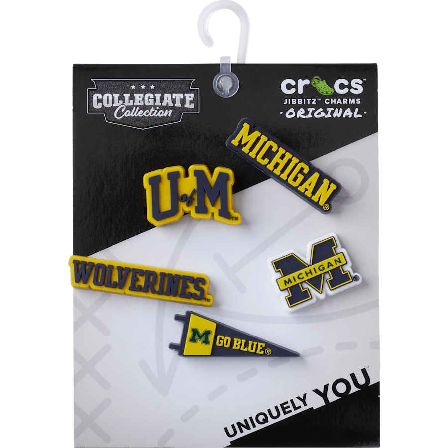 Crocs - University of Michigan 5 Pack Jibbitz™ charms