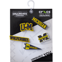 Crocs - University of Michigan 5 Pack Jibbitz™ charms