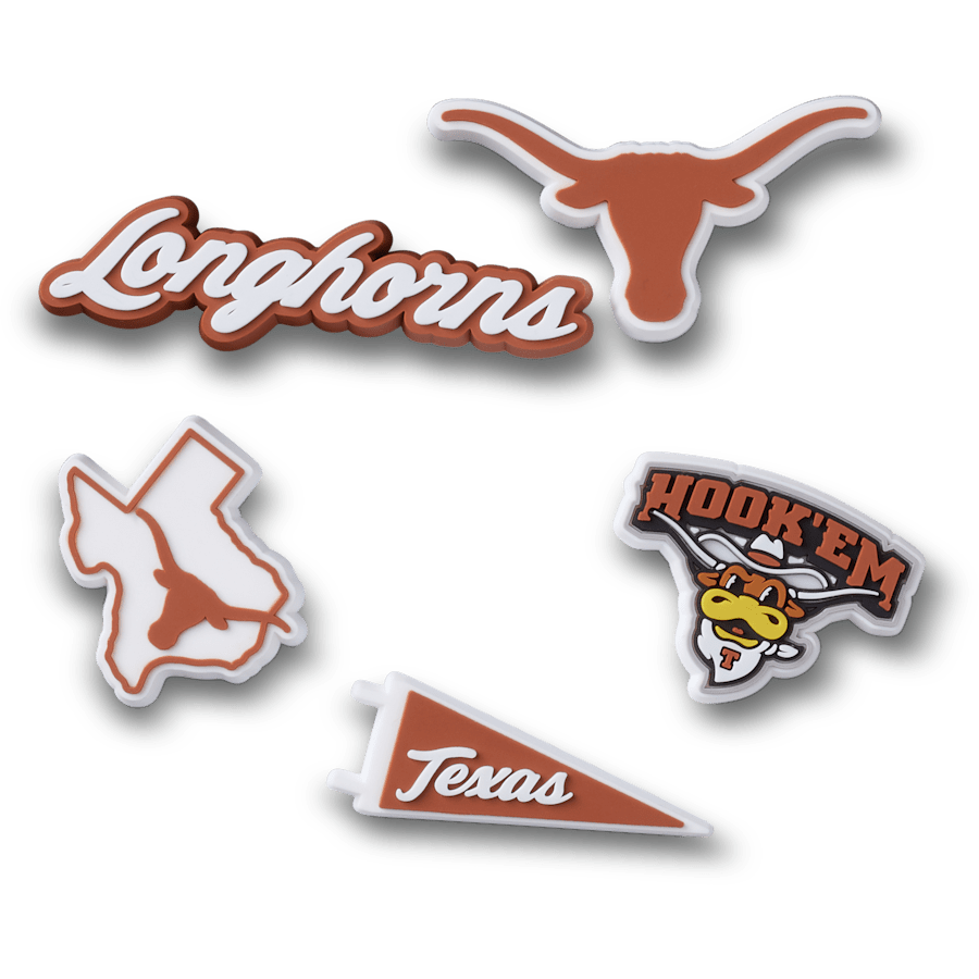 Crocs - University of Texas 5 Pack Jibbitz™ charms