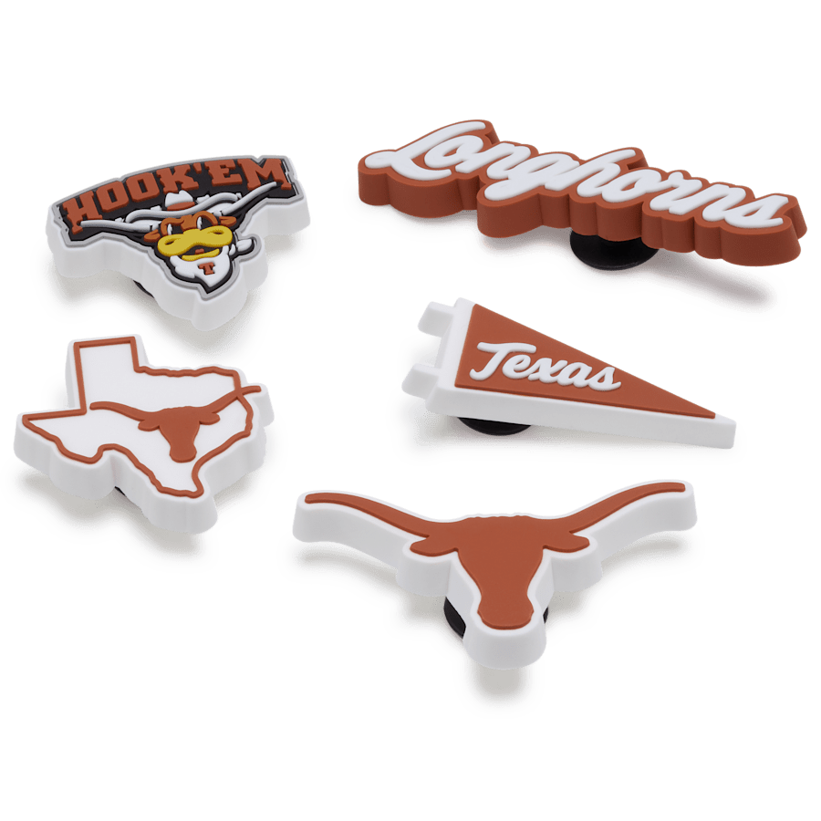 Crocs - University of Texas 5 Pack Jibbitz™ charms