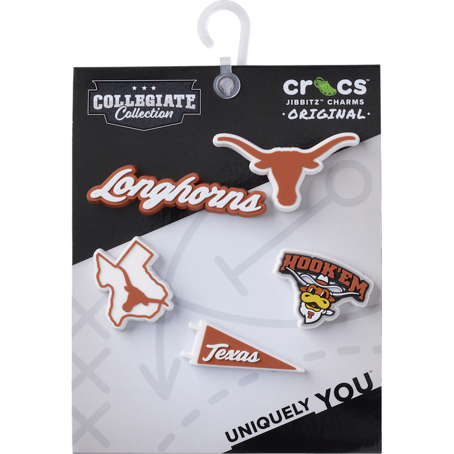 Crocs - University of Texas 5 Pack Jibbitz™ charms