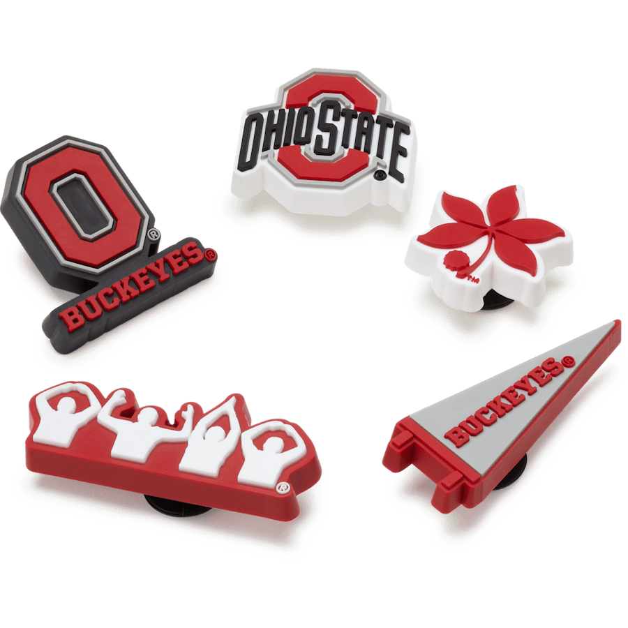 Crocs - Ohio State University 5 Pack Jibbitz™ charms