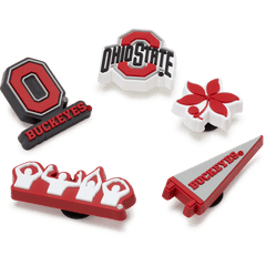 Crocs - Ohio State University 5 Pack Jibbitz™ charms