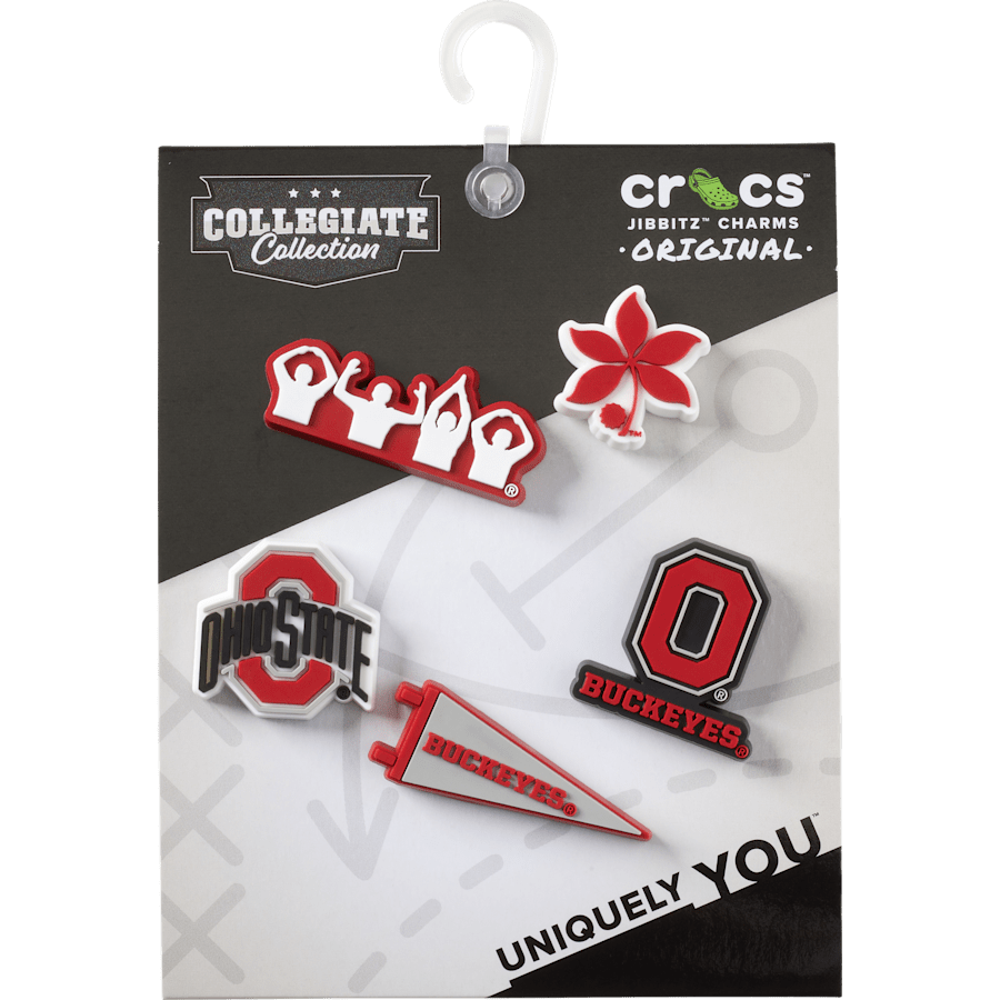 Crocs - Ohio State University 5 Pack Jibbitz™ charms