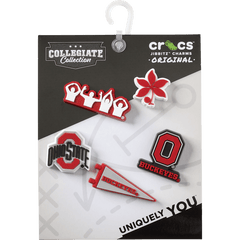 Crocs - Ohio State University 5 Pack Jibbitz™ charms